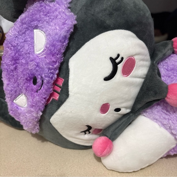 Hello Kitty Kuromi 18-inch Sleeping Plush - Officially Licensed Sanrio Product - Picture 6 of 7